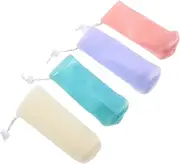 Ipetboom Thickened Foaming Net Bag 8pcs Soap Saver Pouches for Bar Soap Mesh Bag Storage Travel