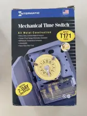 Timer By Intermatic T171 SPST 7 Day Mechanical Timer With Enclosure