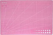 HARFINGTON A3 Self-Healing Cutting Mat 18"x12" Double-Sided Craft Cutting Board for DIY Art Work Sewing Cutting, Pink