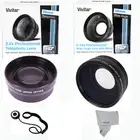 PRO WIDE ANGLE + MACRO + 2.2X TELEPHOTO LENS FOR SONY ALPHA NEX-7 NEX-F3 A3000