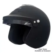 Zamp Helmet H77403FM; RZ-18H Medium Open Face Matte Black Snell SA2020