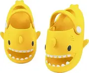 LAKIGE Kids Shark Sliders Summer Clogs Slides Sandals for Boys Girls Non-Slip Beach Pool Shower and Bathing Slippers