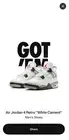 Jordan 4 Retro White Cement (2025) Size 11