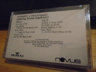 SEALED RARE PROMO Opafire CASSETTE TAPE Without a Trace jazz fusion BRAIN primus