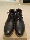 New clarks mens shoes Size 13 m Folcroft mid Black Leather