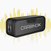 [Carbinox] Portable Bluetooth Speaker with IPX7 Waterproof, Type-C Fast Charging, 3D Surround Sound, 18m Range, Black
