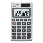Casio HS-8VA Handheld Calculator 8-Digit LCD Silver HS8VA