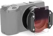 NiSi - P1 Filter Kit for Ricoh GR IIIx - Compact Camera Holder System with 5 Square Filters, Adapter Ring & Replacement Lens Ring - Essential Camera Shot and Photography Accessories for Ricoh GR IIIx