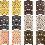 LAMJAM 36 Pieces Magic The Gathering Antique Metal Token Counter MTG Keyword Counters Creature Stats Buff Tokens for CCG Card Gaming Accessories