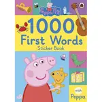 （現貨）英國原裝 佩佩豬貼紙書 PEPPA PIG: 1000 FIRST WORDS STICKER BOOK