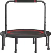 40" Trampoline, Rebounder Trampoline for Adults, Foldable Trampoline with Harden