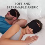 Sleep Mask Unisex 3D Contoured Cup Night Sleeping Mask Blindfold Wonderfoam