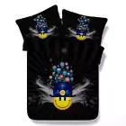 Cute Face Wear Hat 3D Printing Duvet Quilt Doona Covers Pillow Case Bedding Sets