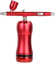 Cake Spray Gun,Compressor Kit Paint Spray Gun DIY High Pressure Replace Battery Air Brush for Make Up Nail Cake,A