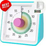 Visual Timer 60-Minute Countdown Clock Kids & Adults