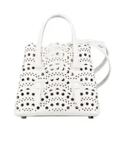 Alaïa Mina 16 Small Top Handle Bag One size White
