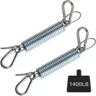 2 Porch Swing Springs Heavy Duty 700 Lb Capacity, 4 Snap Hook Carabiners,2 Safty
