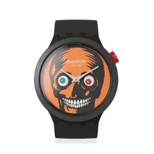 【SWATCH】BIG BOLD系列手錶 IT S SPOOKY TIME 男錶 女錶 瑞士錶 錶(47mm)