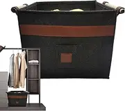 Firewood Storage Basket, Dirty Clothes Storage Basket - Log Carrier Tote for Firewood, Dirty Clothes Laundry Storage Carrier Grocery Organizer for Snacks