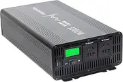 Upgraded Version 3300W Pure Sine Wave Inverter 12V/24V/48V/60V/72V DC to 120V/240V AC Converter for Home, Camping, RV, Off-Grid Solar Power Inverter,24V to 110V