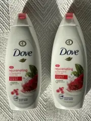 Dove Rejuvenating Pomegranate & Hibiscus Tea Body Wash 24oz -Best Price-Lot of 2