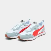 Puma Rider Future Casual Shoes White / Grey / Red Sz 11 387180 02