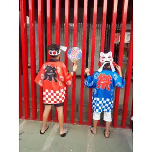 售 台灣現貨 兒童 祭典衣 日本祭字上衣 祭典罩衫 男童和服 女童和服 童浴衣 慶典服 打鼓 太鼓 兒童祭典衣