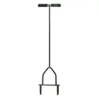 Yard Butler ID-6C Manual Lawn Coring Aerator - Grass Dethatching Turf Plug Co...