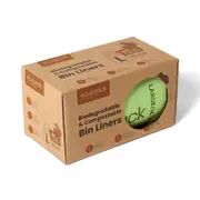 Ecopack 36L Compostable Bin Liners - Box Dispenser Large (1 Box/40 Bags)