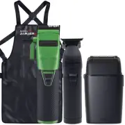 BaBylissPro LIMITEDFX Trimmer, Foil Shaver FXDUOFS2TMB + FX870GI Clipper + Apron