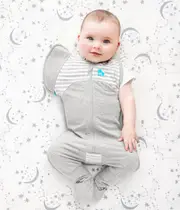 [Swaddle Up™ Transition Suit] Grey •Original Cotton