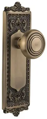 Nostalgic Warehouse EADDEC_PRV_238_NK Vintage Art Deco Solid - Brass