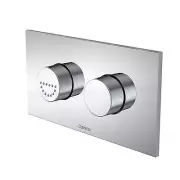 Caroma INVISI SERIES II CARE DUAL FLUSH PLATE & RAISED BUTTONS, CHROME*AUS Brand