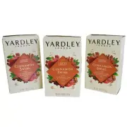 Yardley London Cinnamon Swirl Bars of Soap 4.0 oz Set of 3 Limited Edition