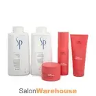 Wella SP System Professional HYDRATE SHAMPOO + CONDITIONER Litre + INVIGO TRIO