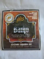 GHS PF140 JD Crowe Signature 5-String Stainless Steel Banjo Strings