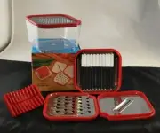 Multi Grater Set Various Sizes Vegetables Fruits Cheeses, Zester Nesting Boxed