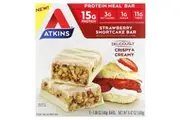 Atkins, Protein Meal Bar, Strawberry Shortcake, 5 Bars, 1.69 oz (48 g) Each