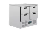 Polar G-Series 4 Drawer Counter Fridge 240Ltr - Under Bench Fridges (U638-A) - U638-A