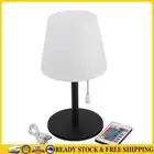 Cordless Desk Lamp Remote Control Nightstand Lamp USB Rechargeable for Dorm Home