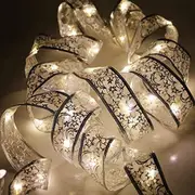 4m 40LEDs Christmas Tree Decoration LED Ribbon String Light - Warm White Light
