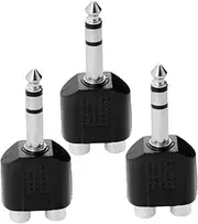 Vaguelly 3pcs RCA to Adapter Dual RCA to Audio Splitter Connector Versatile Audio Converter for Subwoofer Speaker Connections