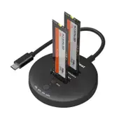 mbeat MB-HDD-M2H3CL H3 USB 3.2 Gen2x2 20Gbps Dual M.2 NVMe SSD Dock with Clone Duplicator