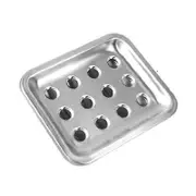 Stainless Steel Soap Holder Double Layer Soap Saver Rust-proof Sponge Holder
