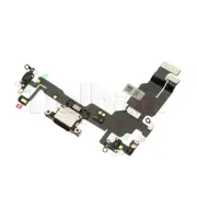 OEM Charging Port Charger Dock Mic Flex Cable For iPhone 15 Black