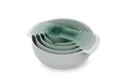JOSEPH JOSEPH NEST 9 PLUS SAGE SET MEASURING CUPS, SPOONS AND BOWL