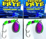 Kokanee Spinners (2): “PURPLE LIMEY”