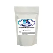 CREATINE MONOHYDRATE MICRONISED 100% PURE POWDER HPLC TESTED - 100 grams
