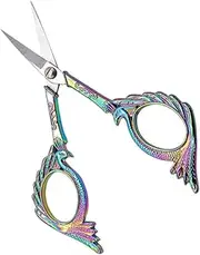 Stainless Steel Beauty Scissors for Eyebrows Mustaches Nose Hair Grooming Tool Chic Design