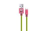 SpongeBob Patrick Male USB-A to USB-C 1m Charging Cable For Smartphones Pink